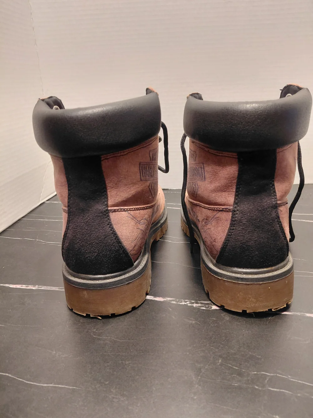 Harley-Davidson Men's Brown Leather Work Boots